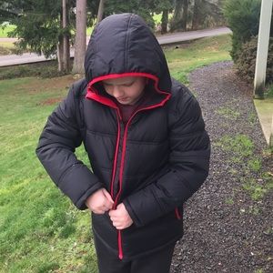 Faded Glory Boys XL 14/16 Jacket With Hood